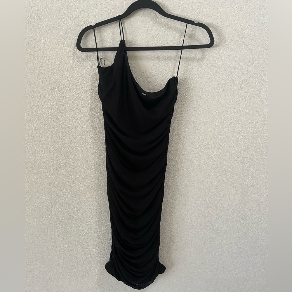 Hello Molly black midi dress